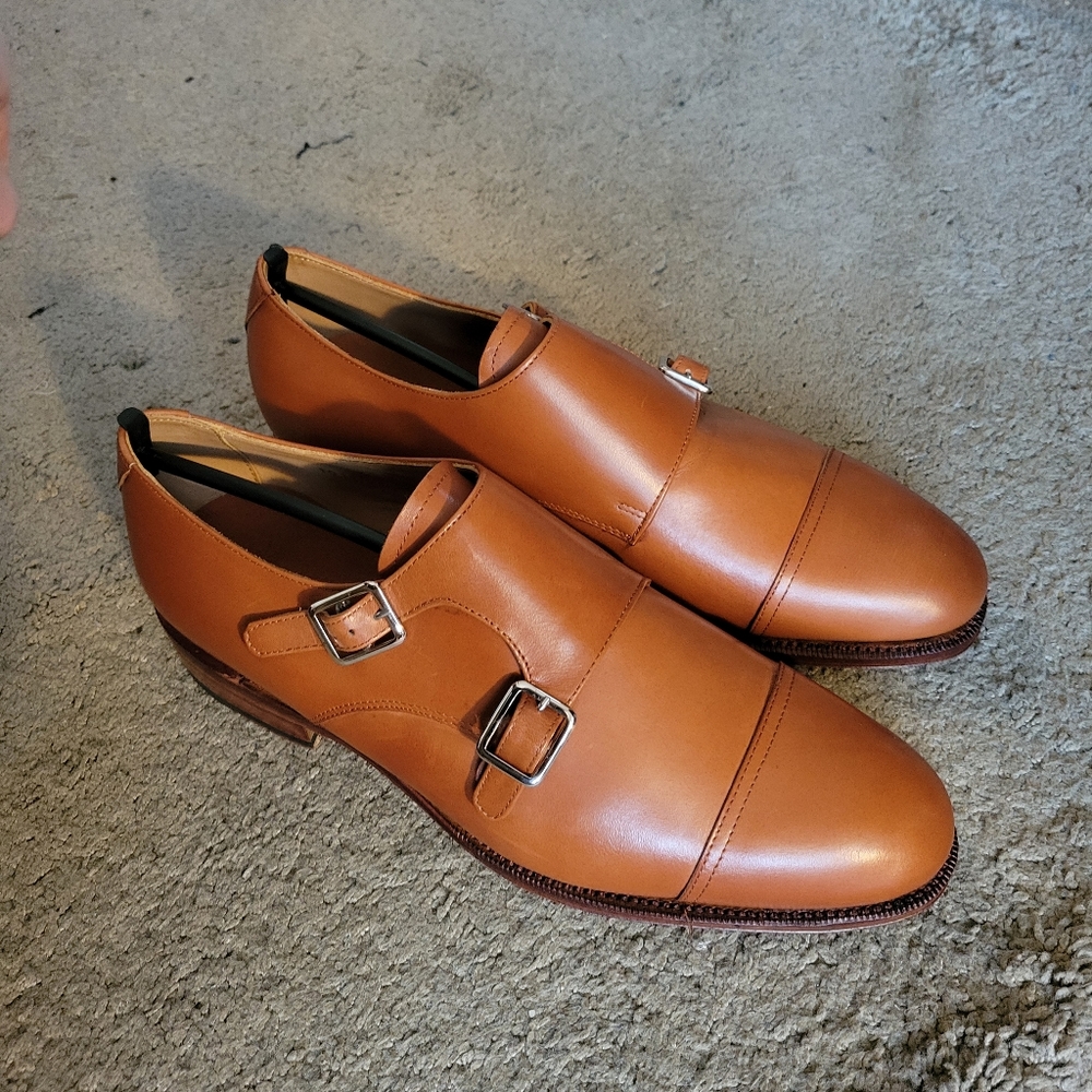 Meermin Double Monk Strap Shoes 6.5